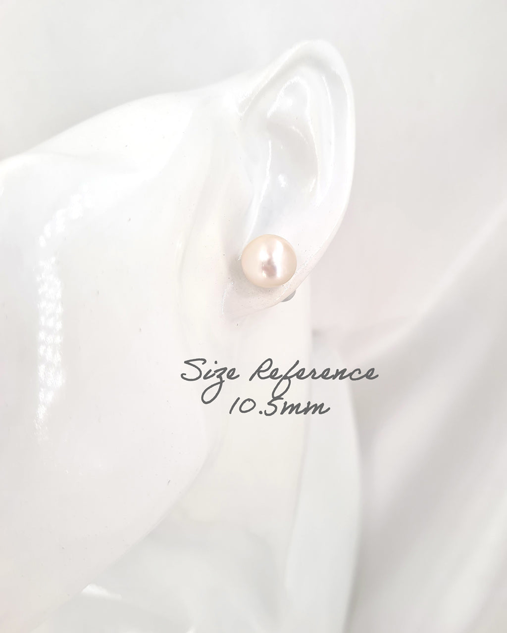 White Pearl Earrings - Detachable Jacket Stud Earrings