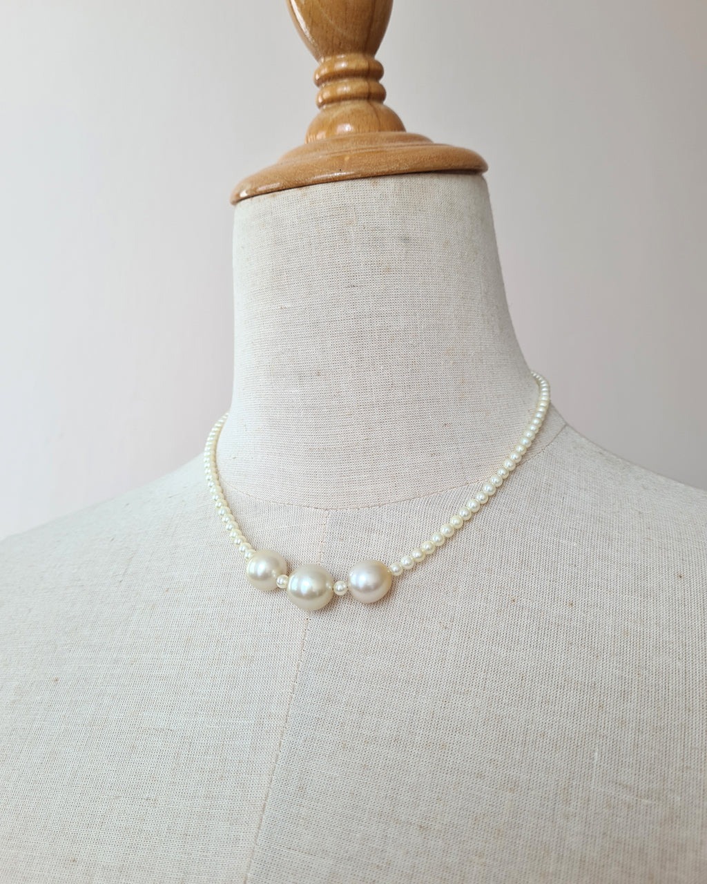 Gold South Sea Pearl and Baby Gold Akoya Pearl Strand Necklace