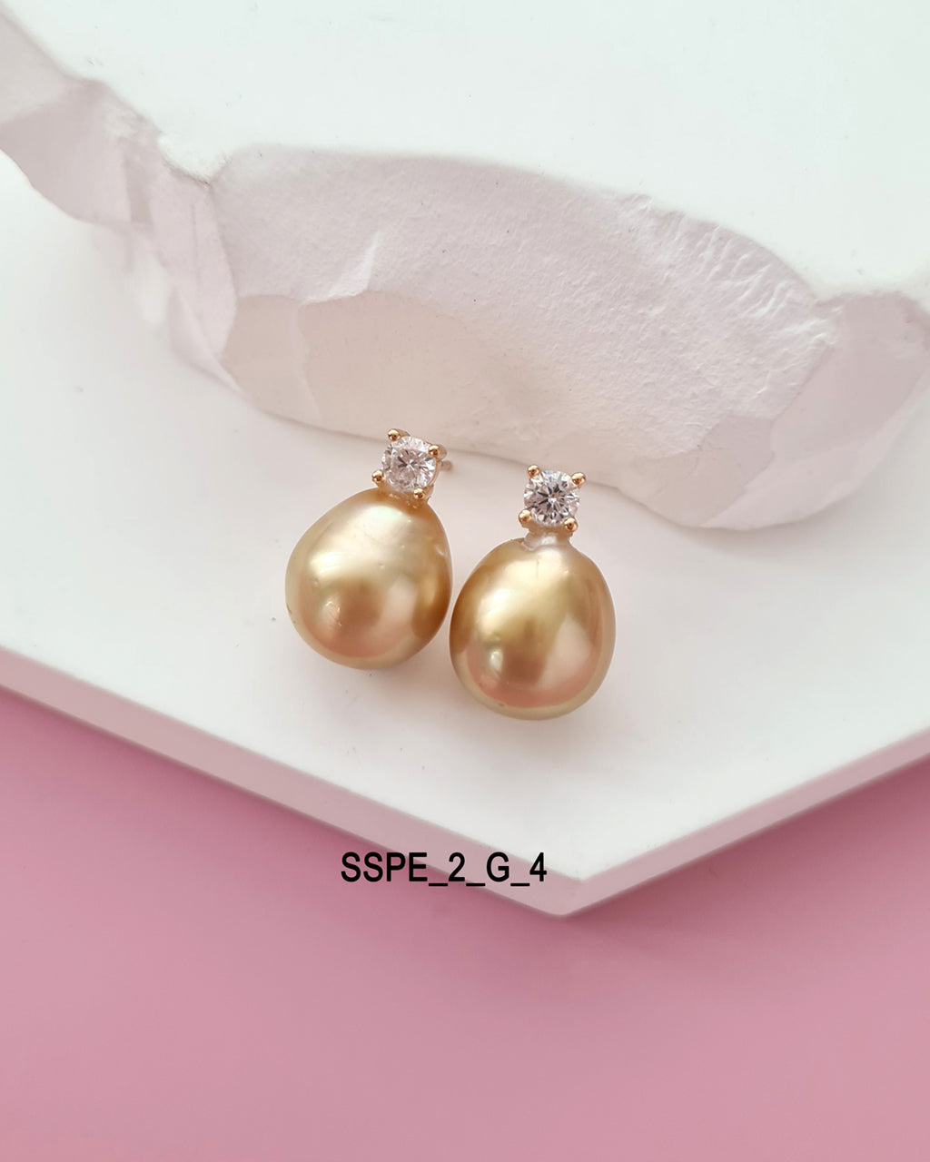 Gold South Sea Pearl Earrings - Classic Princess Pearl Earrings Pearl Jewelry