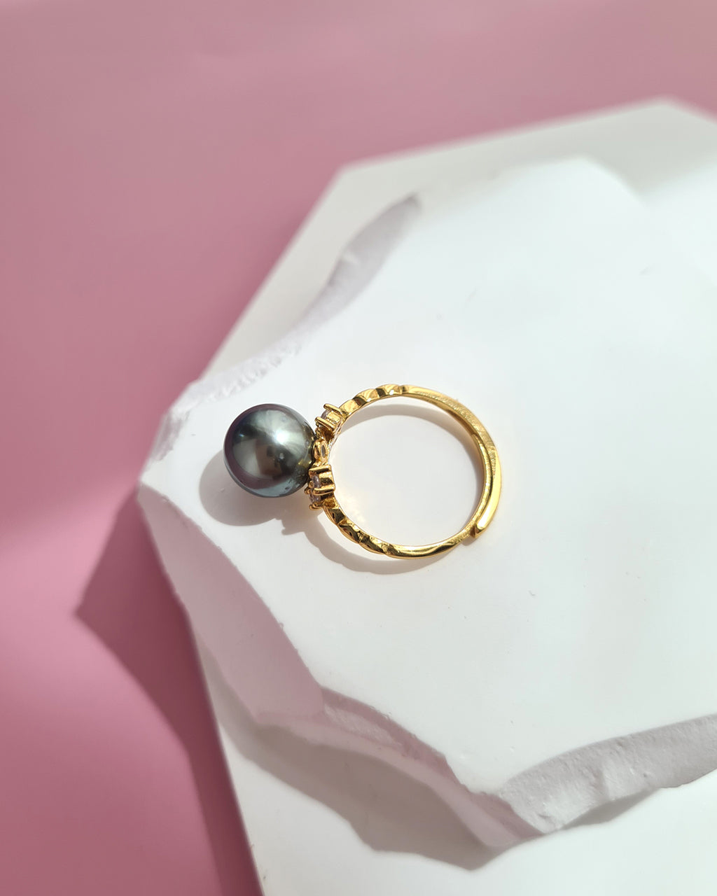 Tahitian Pearl Ring - Simple Pearl Ring