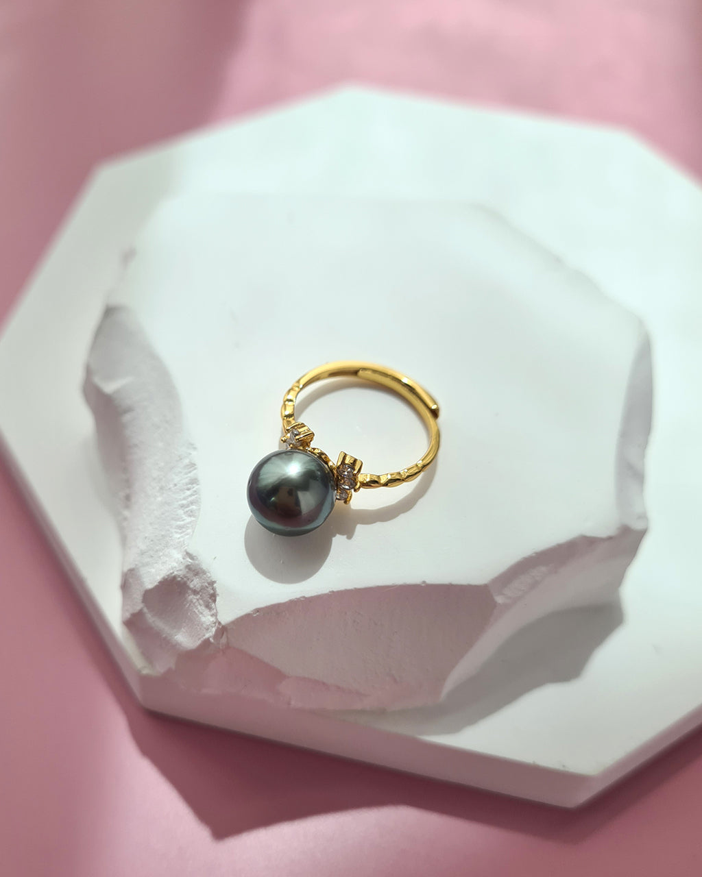Tahitian Pearl Ring - Simple Pearl Ring