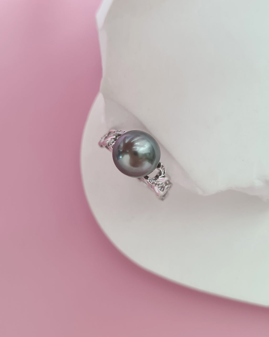 Tahitian Pearl Ring, Modern Pearl Jewelry in Singapore