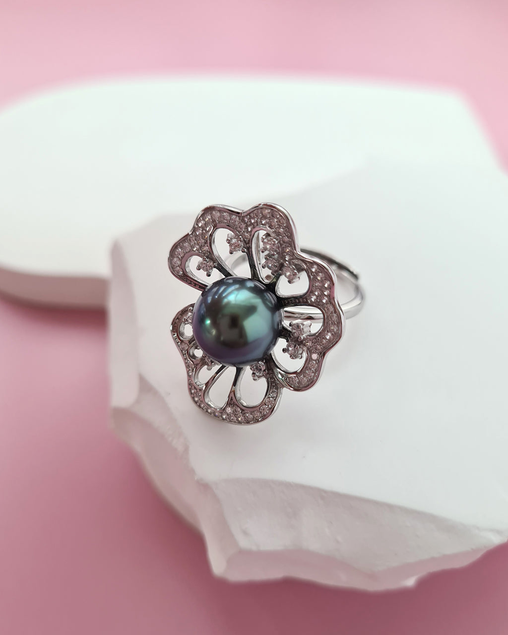 Tahitian Pearl Pendant and Ring - Dual Use Tahitian Pearl Jewelry