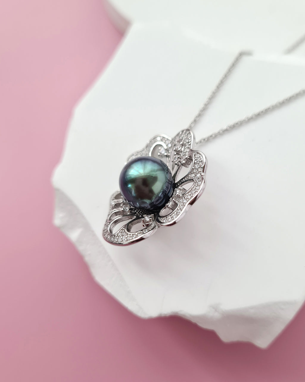 Tahitian Pearl Pendant and Ring - Dual Use Tahitian Pearl Jewelry