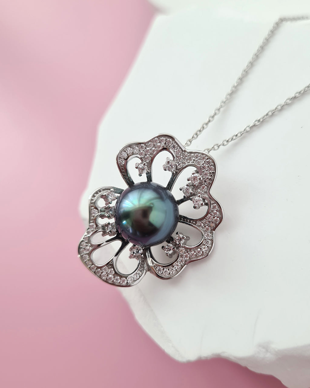 Tahitian Pearl Pendant and Ring - Dual Use Tahitian Pearl Jewelry