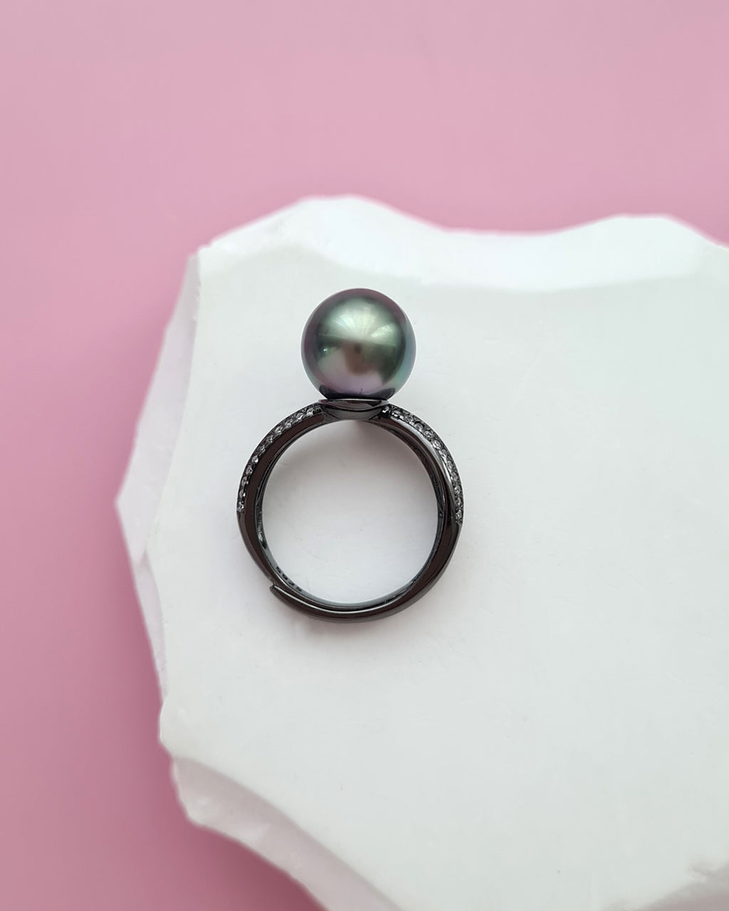 Tahitian Pearl Ring - Modern Pearl Jewelry in Singapore