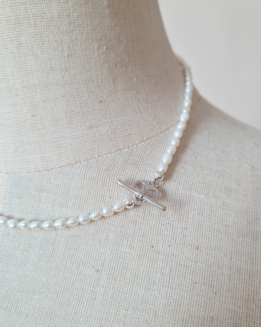 Tiny White Pearl Necklace - Modern Pearl Jewelry in Singapore