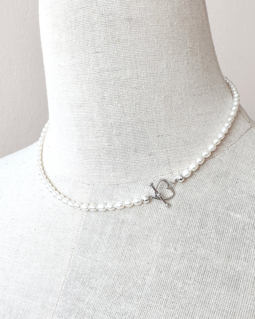 Tiny White Pearl Necklace - Modern Pearl Jewelry in Singapore