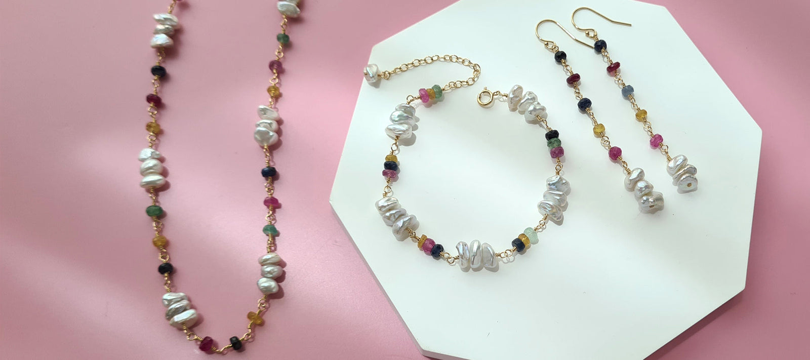 The Magic of Pearl Jewelry with Sapphire, Emerald & Ruby Beads: A Refreshing Take on Timeless Elegance