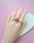13.4mm Pink Edison Pearl Ring - Glamorous