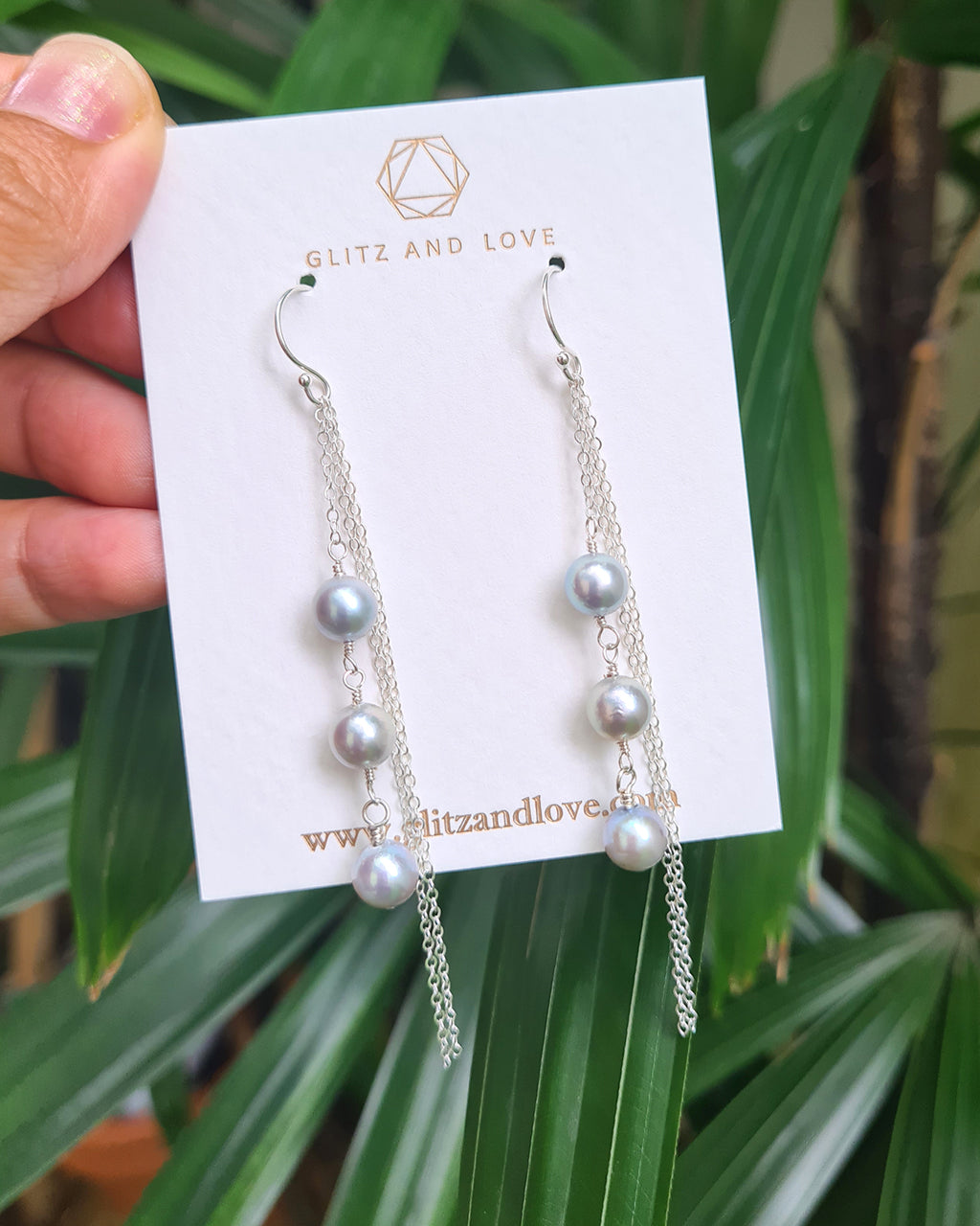 Akoya pearl clearance drop earrings
