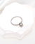 Akoya Pearl Ring - Silver Blue with Green Pink Sheen Akoya Pearl