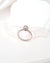 Akoya Pearl Ring - Silver Blue with Green Pink Sheen Akoya Pearl