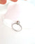 Akoya Pearl Ring - Silver Blue with Green Pink Sheen Akoya Pearl