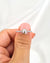 Akoya Pearl Ring - Silver Blue with Green Pink Sheen Akoya Pearl