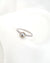 Akoya Pearl Ring - Silver Blue with Green Pink Sheen Akoya Pearl