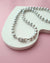 Silver Blue Akoya Baroque Pearl Strand Necklace, 925 Sterling Silver Pearl Jewelry in Singapore