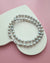 Silver Blue Akoya Baroque Pearl Strand Necklace, 925 Sterling Silver Pearl Jewelry in Singapore