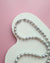 Silver Blue Akoya Baroque Pearl Strand Necklace, 925 Sterling Silver Pearl Jewelry in Singapore