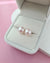 White Akoya Pearl 18K Gold Stud Earrings - 9mm to 9.5mm TEN-NYO