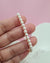 White Akoya Pearl 18K Gold Bracelet - 4mm-4.5mm