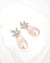Large White Baroque Pearl Earrings - Lily Floral