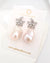 Large White Baroque Pearl Earrings - Lily Floral
