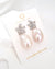 Large White Baroque Pearl Earrings - Lily Floral