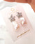 Large White Baroque Pearl Earrings - Lily Floral