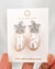 Large White Baroque Pearl Earrings - Lily Floral