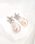 Large White Baroque Pearl Earrings - Lily Floral