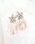 Large White Baroque Pearl Earrings - Lily Floral