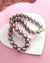 Metallic Purple Pearl Strand Necklace - Traditional Pearl Knotting, Pearl Jewelry in Singapore