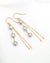 Sea Akoya Pearl Drop Earrings | Blue Akoya Pearl Jewelry | Something Blue for Brides in Wedding