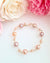 Candy Color Pearl Hand-beaded Gold Bracelet - Adjustable