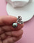 Cute Tahitian Pearl Pendant Necklace, Green Carrot Pearl Necklace in Sterling Silver