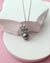 Cute Tahitian Pearl Pendant Necklace, Green Carrot Pearl Necklace in Sterling Silver