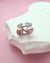 Double Keshi Pearl Twig Ring, handmade pearl jewelry in Singapore