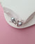 Double Silver Blue Akoya Pearl Open Ring, Handmade Pearl Jewelry in Singapore
