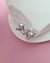 Double Silver Blue Akoya Pearl Open Ring, Handmade Pearl Jewelry in Singapore