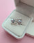Double Silver Blue Akoya Pearl Open Ring, Handmade Pearl Jewelry in Singapore