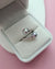 Double Silver Blue Akoya Pearl Open Ring