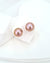 Purple Edison Pearl 18k Gold Stud Earrings Large Purple Pearl Stud Earrings