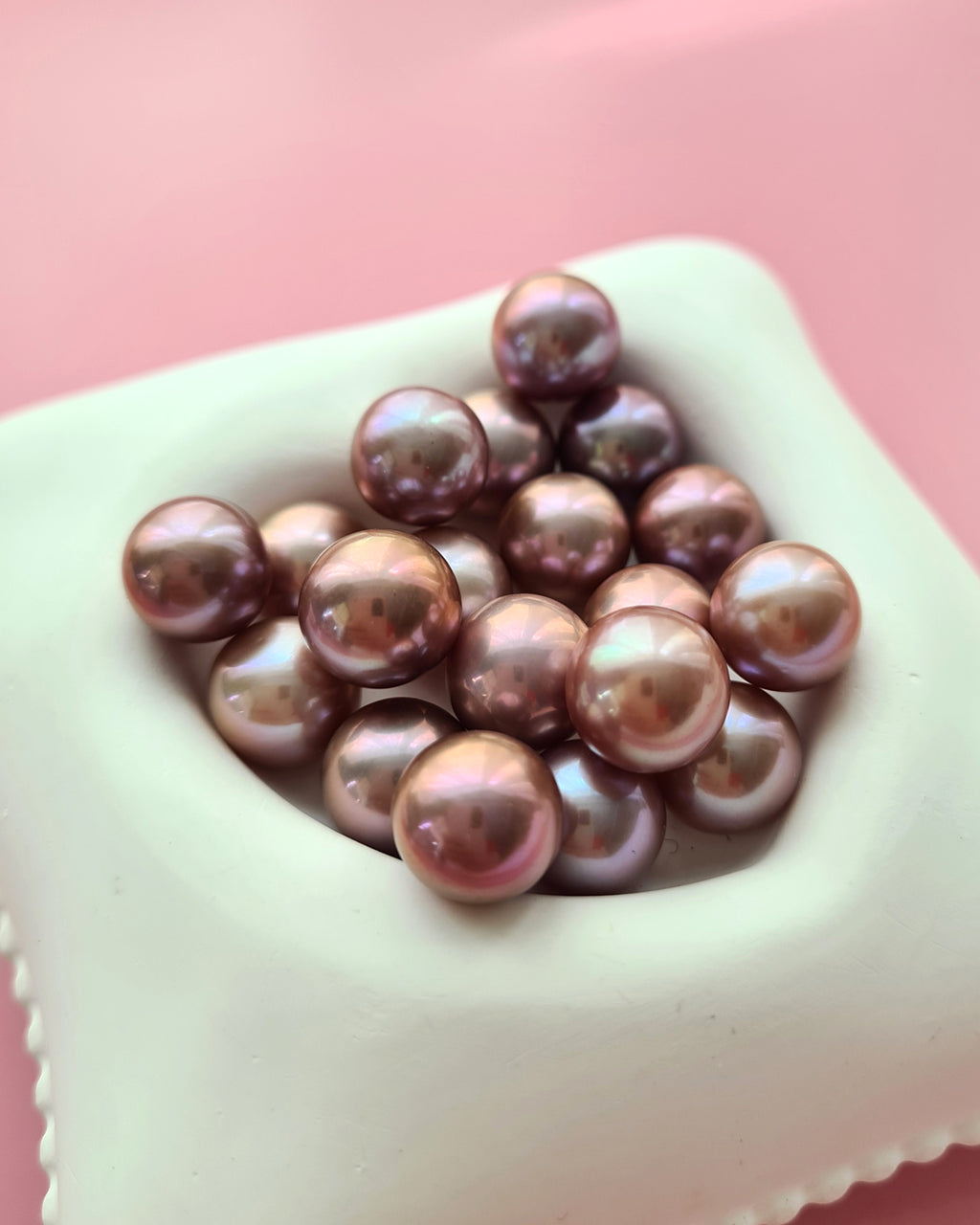 Purple Edison Pearl Pendant Necklace - Rabbit