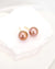 Edison Pearl Stud Earrings - 18K Gold Purple Pearl Stud Earrings 