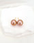 Edison Pearl Stud Earrings - 18K Gold Purple Pearl Stud Earrings 