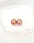 Edison Pearl Stud Earrings - 18K Gold Purple Pearl Stud Earrings 