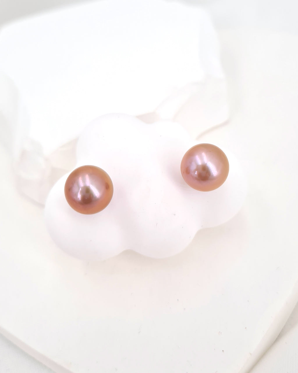 Edison Pearl 18k Gold Stud Earrings - Minimalist Pearl Jewelry for Her