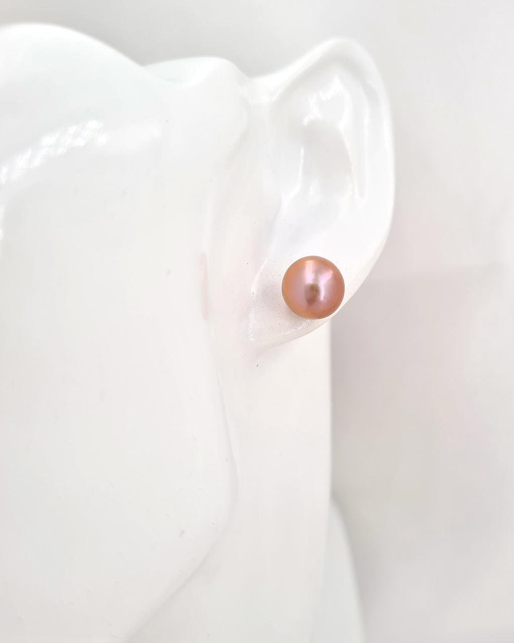 Edison Pearl 18k Gold Stud Earrings - Minimalist Pearl Jewelry for Her