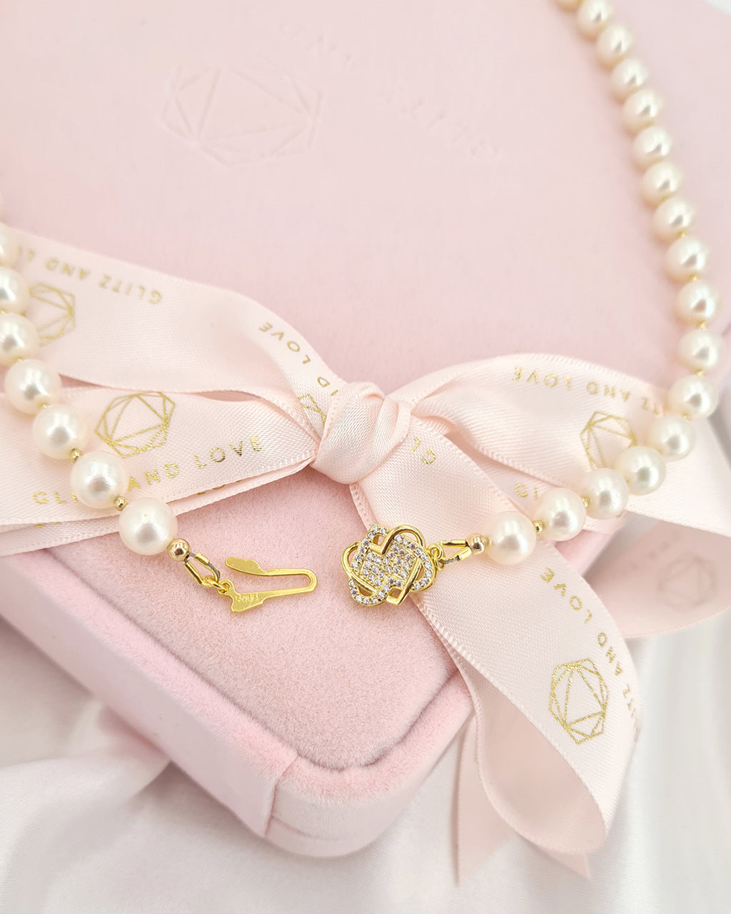 Elegant White Pearl Necklace The Perfect Gift for Mothers Brides Glitz And Love